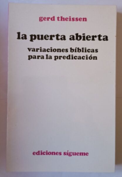 La puerta abierta : variaciones bíblicas para la predicación