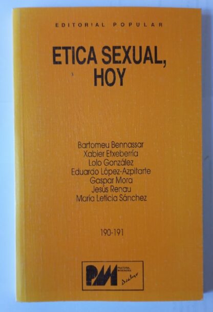 Ética sexual, hoy.