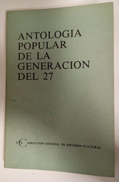 Antología popular de la generación del 27